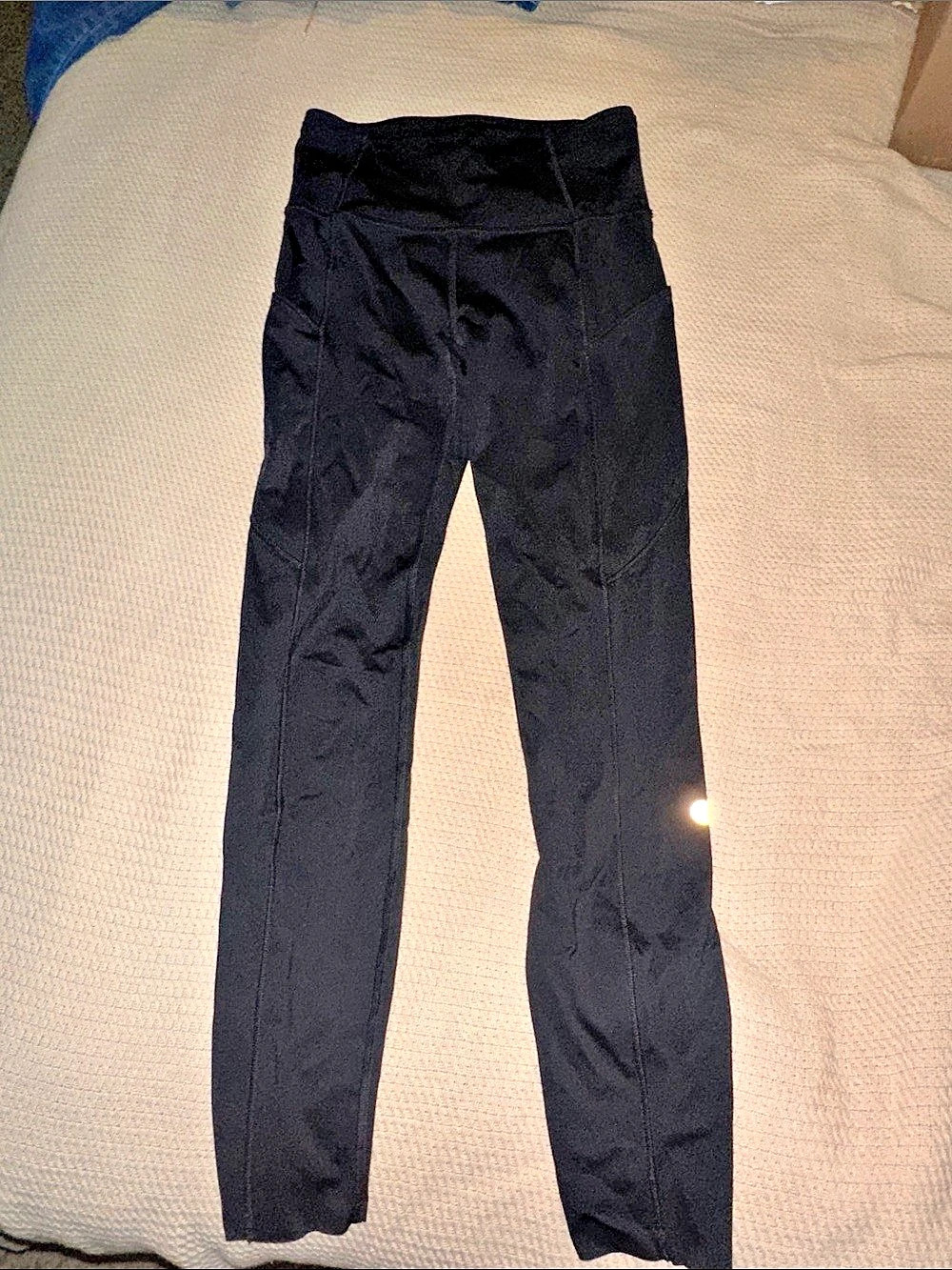lululemon Fast and Free High-Rise Pant with Pockets 25" Black Leggings Size 4